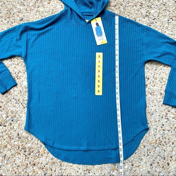 NWT Chaser Thermal Waffle Knit Hoodie Size S - Picture 6 of 11